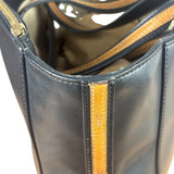 Chloe Black Leather Roy Large Zip Shoulder Bag