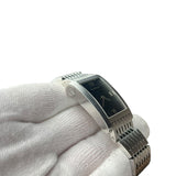 Gucci Black Tank Stainless Band