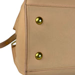 YSL Vintage Classic Y Cabas Peach Leather 2Way Handbag