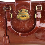 Louis Vuitton Burgundy Monogram Melrose Avenue Vernis  Handbag
