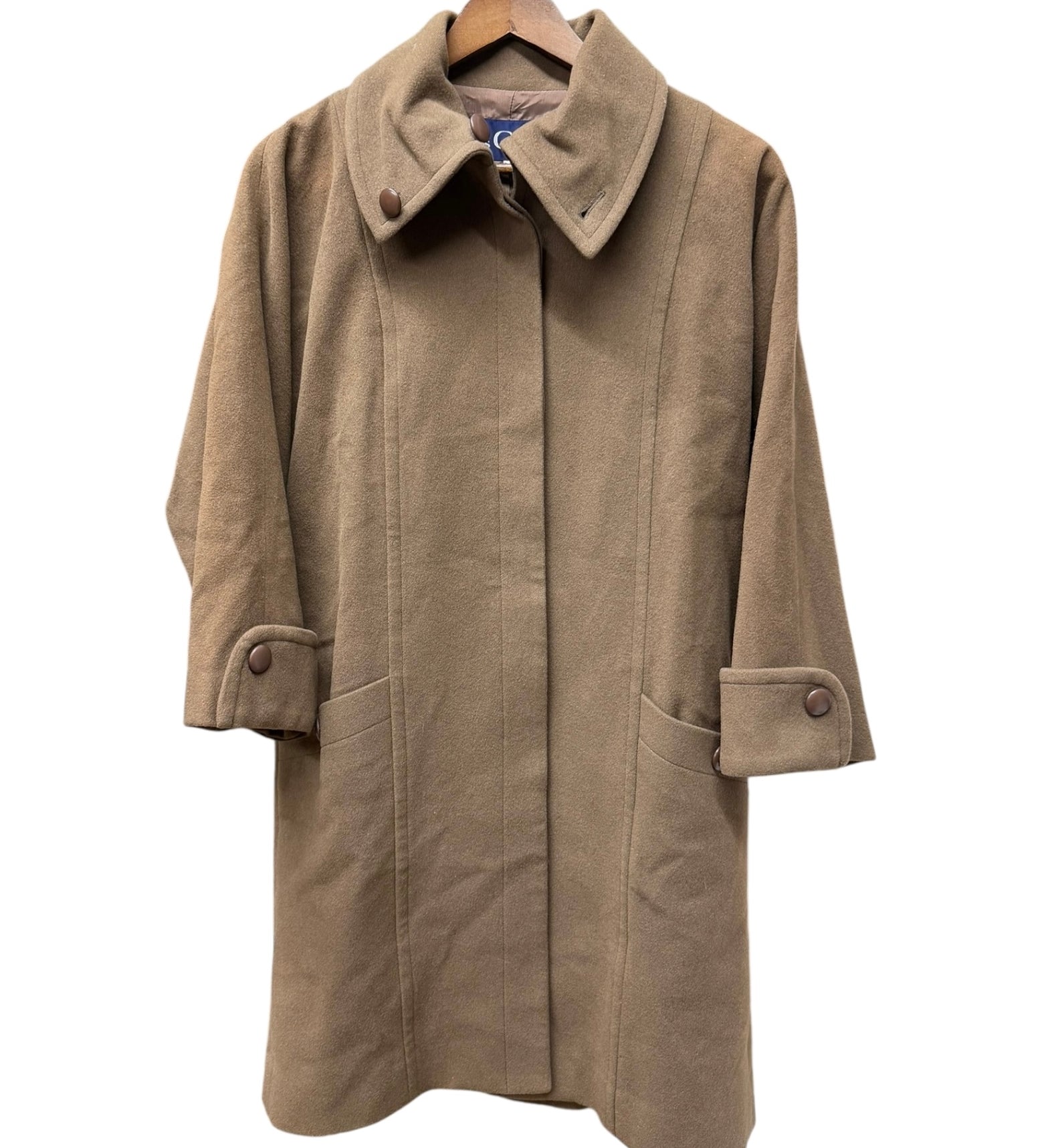 Miss Chloé Brown Wool Trench Coat