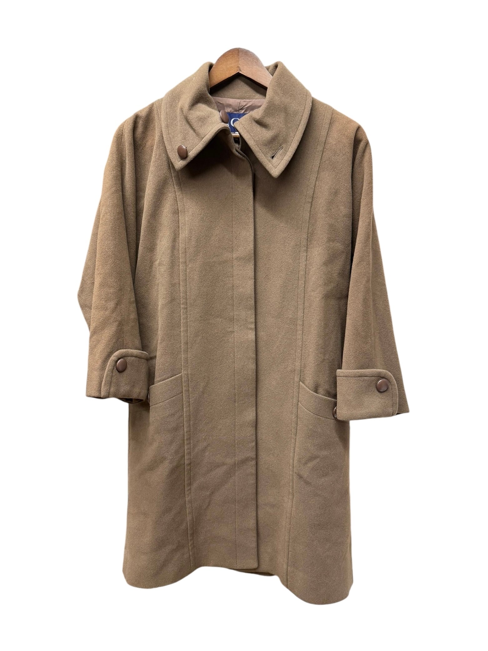 Miss Chloé Brown Wool Trench Coat