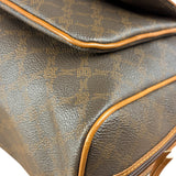 Bally Vintage Leather Coated Monogram Handbag