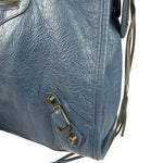 Balenciaga Blue Leather Medium Le City Two-Way Bag