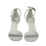 Alexander McQueen White Arc Calfskin Sandal