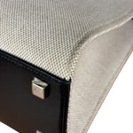 Yves Saint Laurent Two-Tone Leather Trim Small Manhattan Two-Way Bag