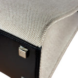 Yves Saint Laurent Two-Tone Leather Trim Small Manhattan Two-Way Bag