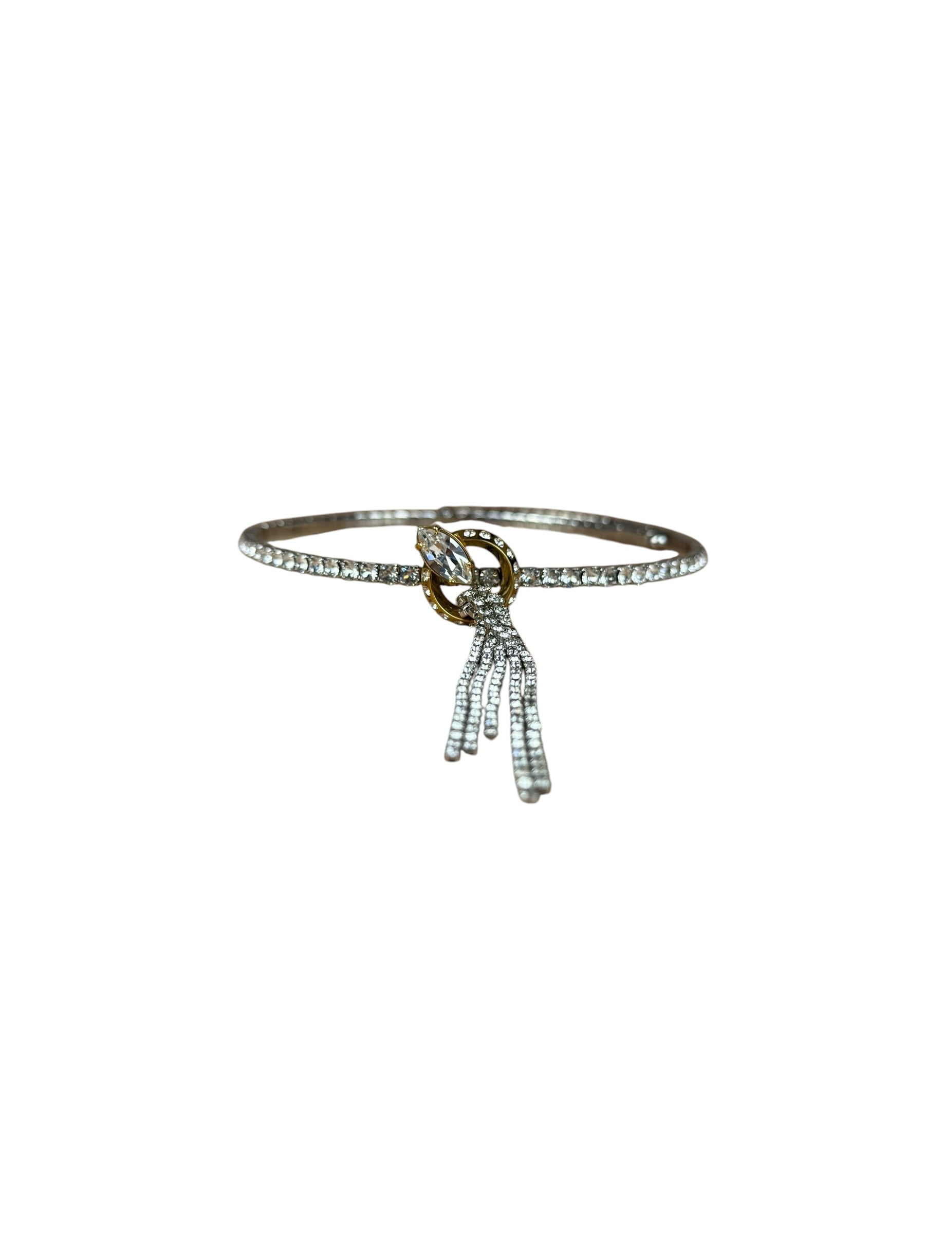 Miu Miu Crystal Jewel Fringe Choker