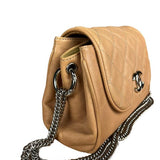 Chanel Beige Bijoux Accordion Flap Bag 2008