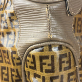 Fendi Vintage FF Brown PVC Handbag