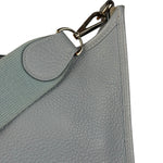 Hermes Evelyne Clemence Light Blue Leather Shoulder Bag