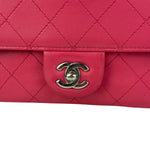Chanel Pink Quilted Leather Accordion Flap Bag 2014