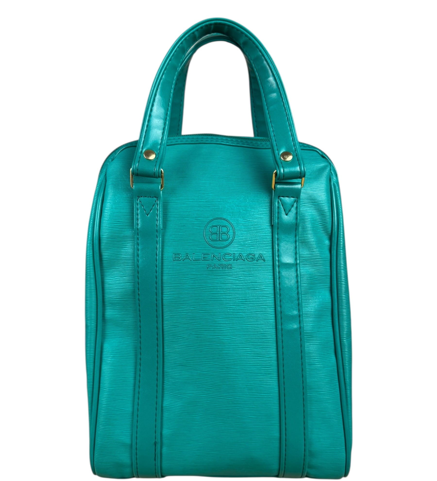 Balenciaga x Dunlop Green Top Handle Bag