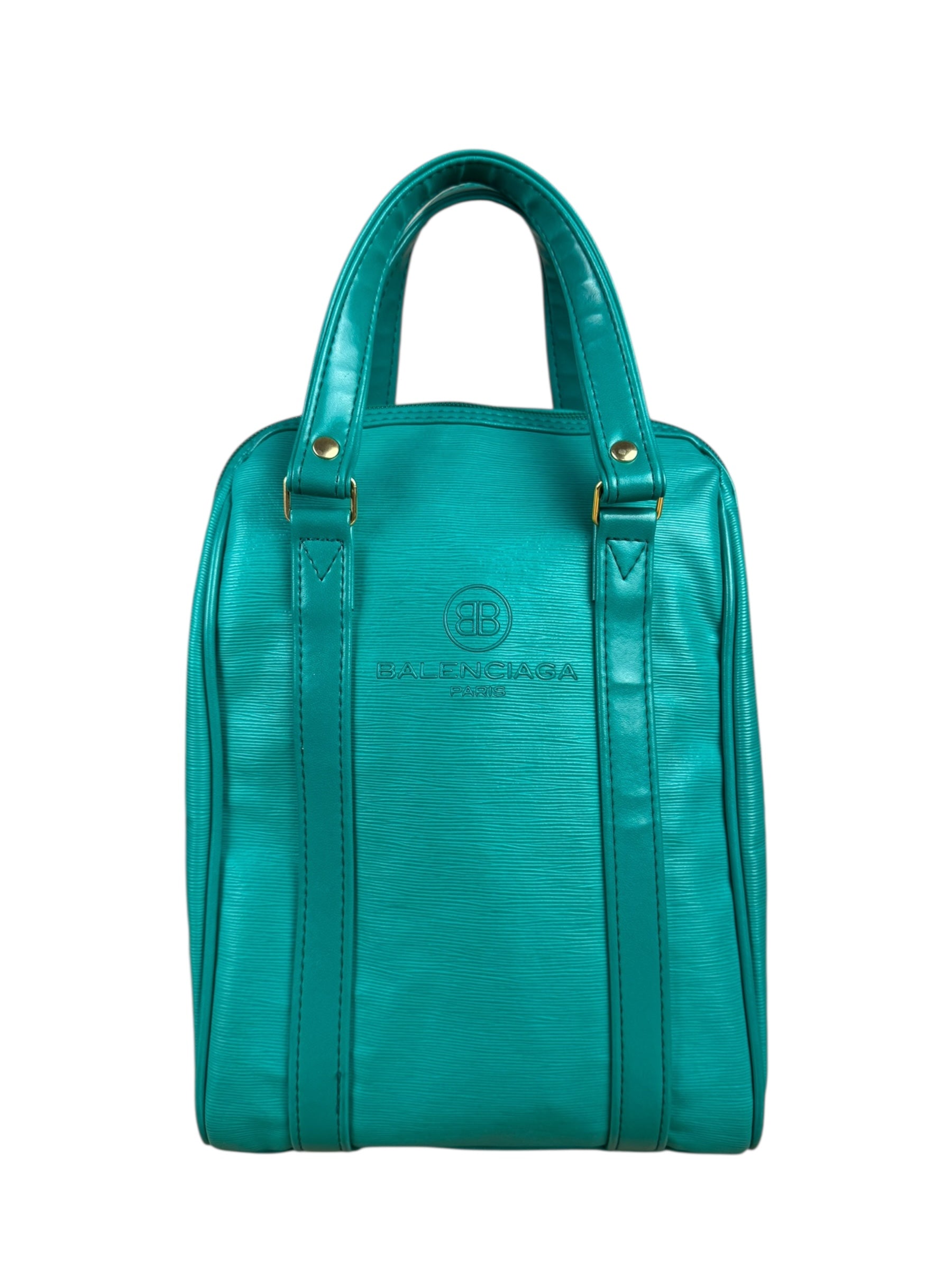 Balenciaga x Dunlop Green Top Handle Bag