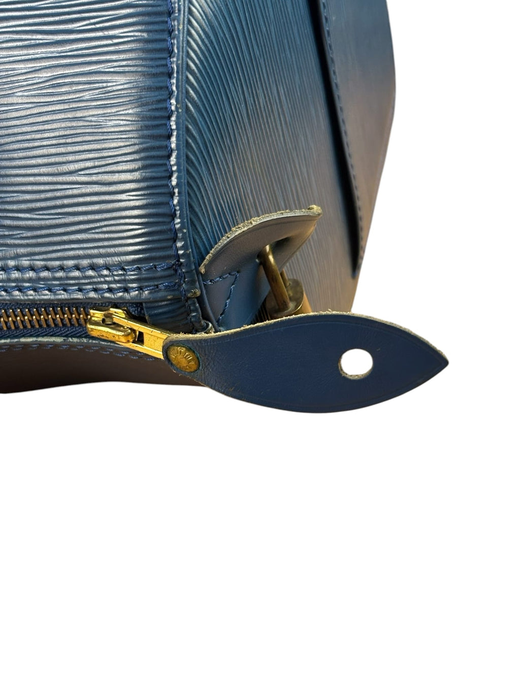 Louis Vuitton Blue Epi Speedy 40