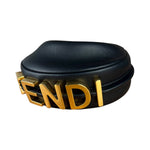 Fendi Fendigraphy Nano Black Leather Bag