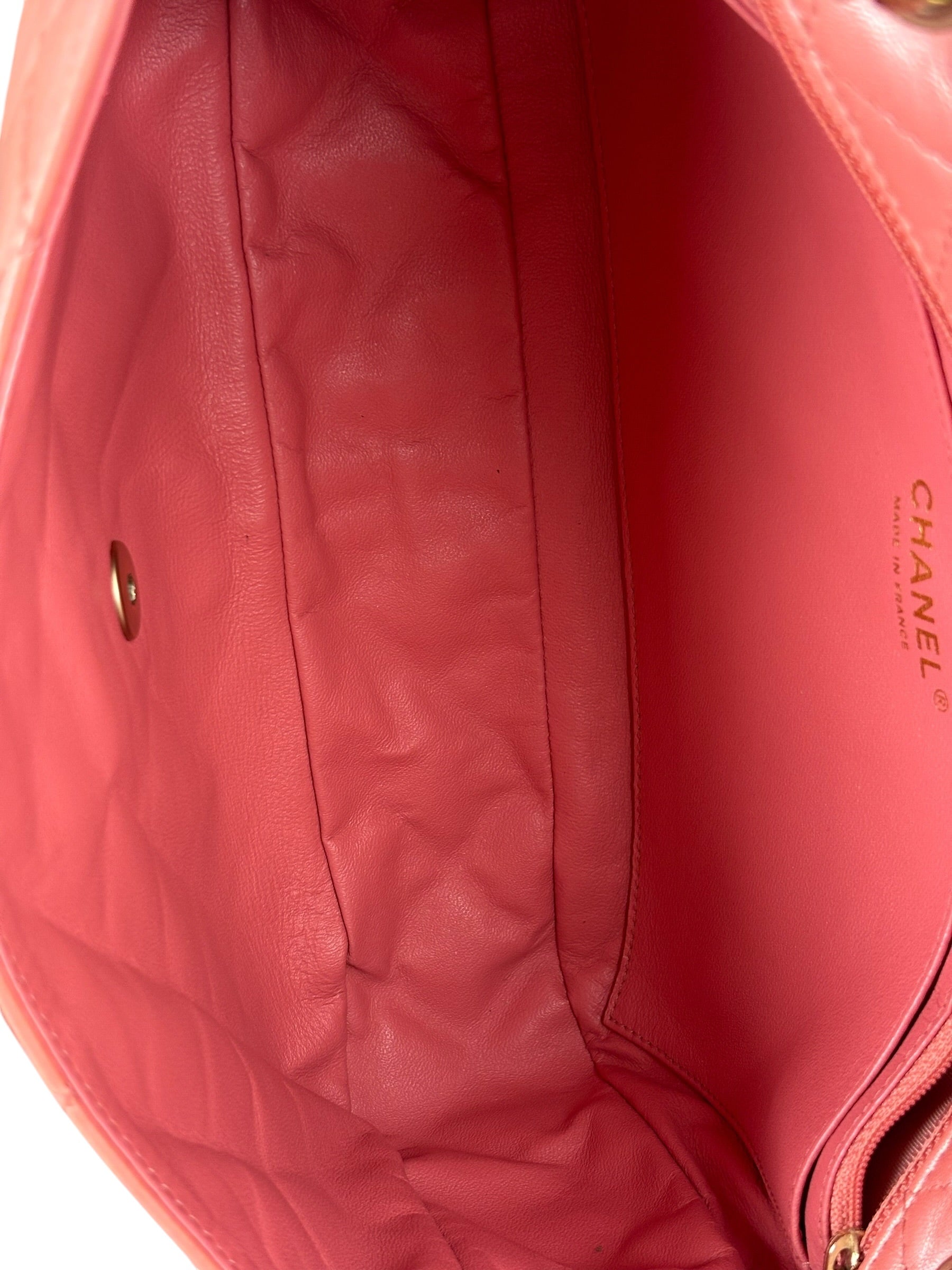 Chanel Pink Quilted Lambskin Precious Jewel Flap Bag 2010