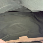 Gucci White Leather GG Green/Red Stripe Backpack
