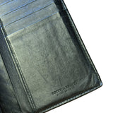 Bottega Veneta Black Intercciato Long Wallet