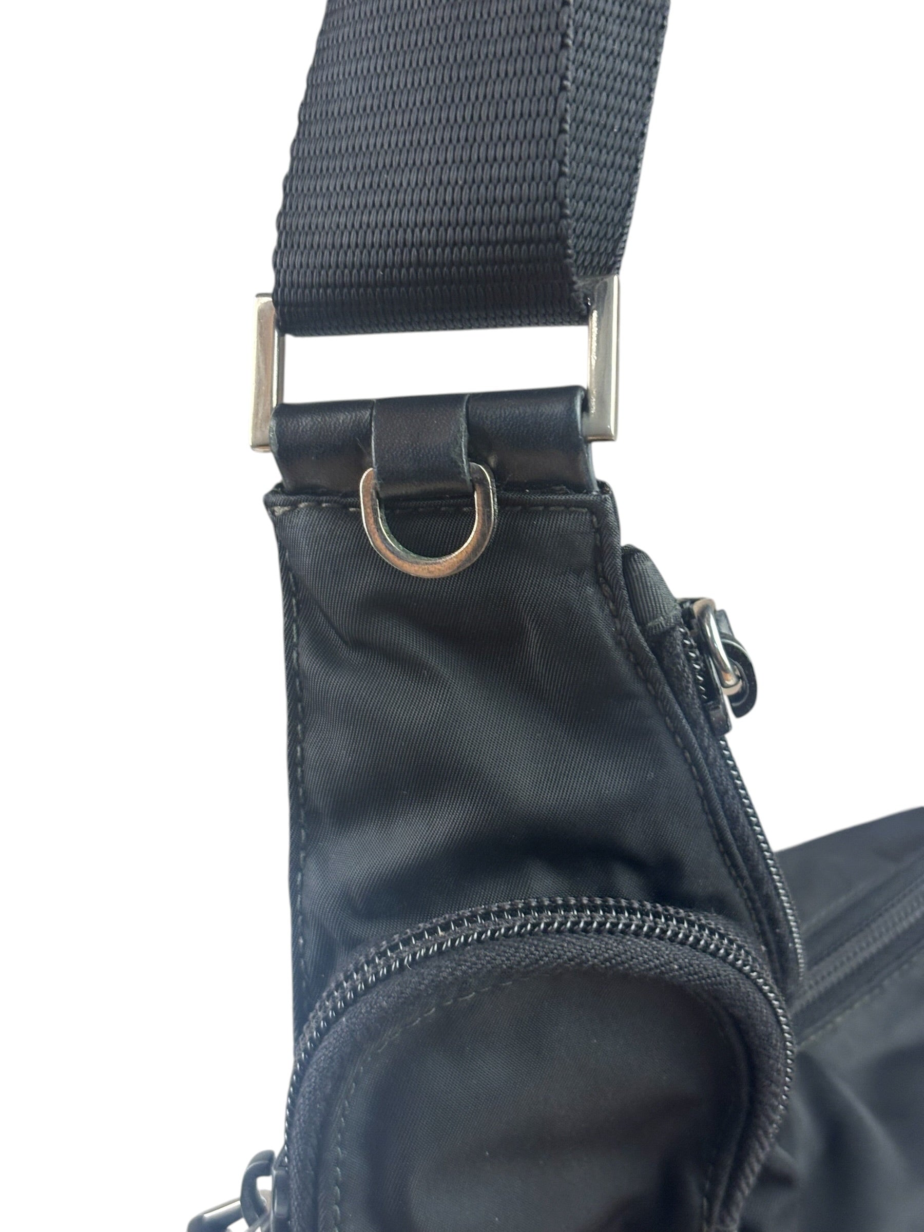 Prada Vintage Nylon Pouch Messenger Bag