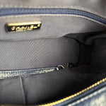 Chanel Gabrielle Small Sequin Hobo Bag Navy 2018
