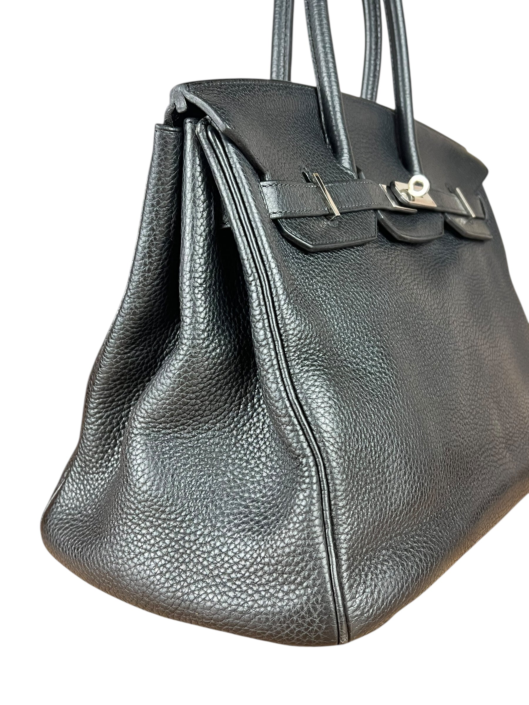 Hermes Birkin 35 Black Togo Palladium 2010