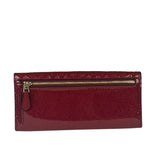 Coach Cherry Shimmery Red Long Flap Wallet