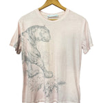 Cristian Dior Pink Dioriviera Animal-Graphic T-shirt