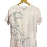 Cristian Dior Pink Dioriviera Animal-Graphic T-shirt