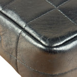 Chanel Black Lambskin Mini Chocolate Bar Flap Bag 2005