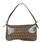 Fendi Vintage FF Canvas PVC Baguette