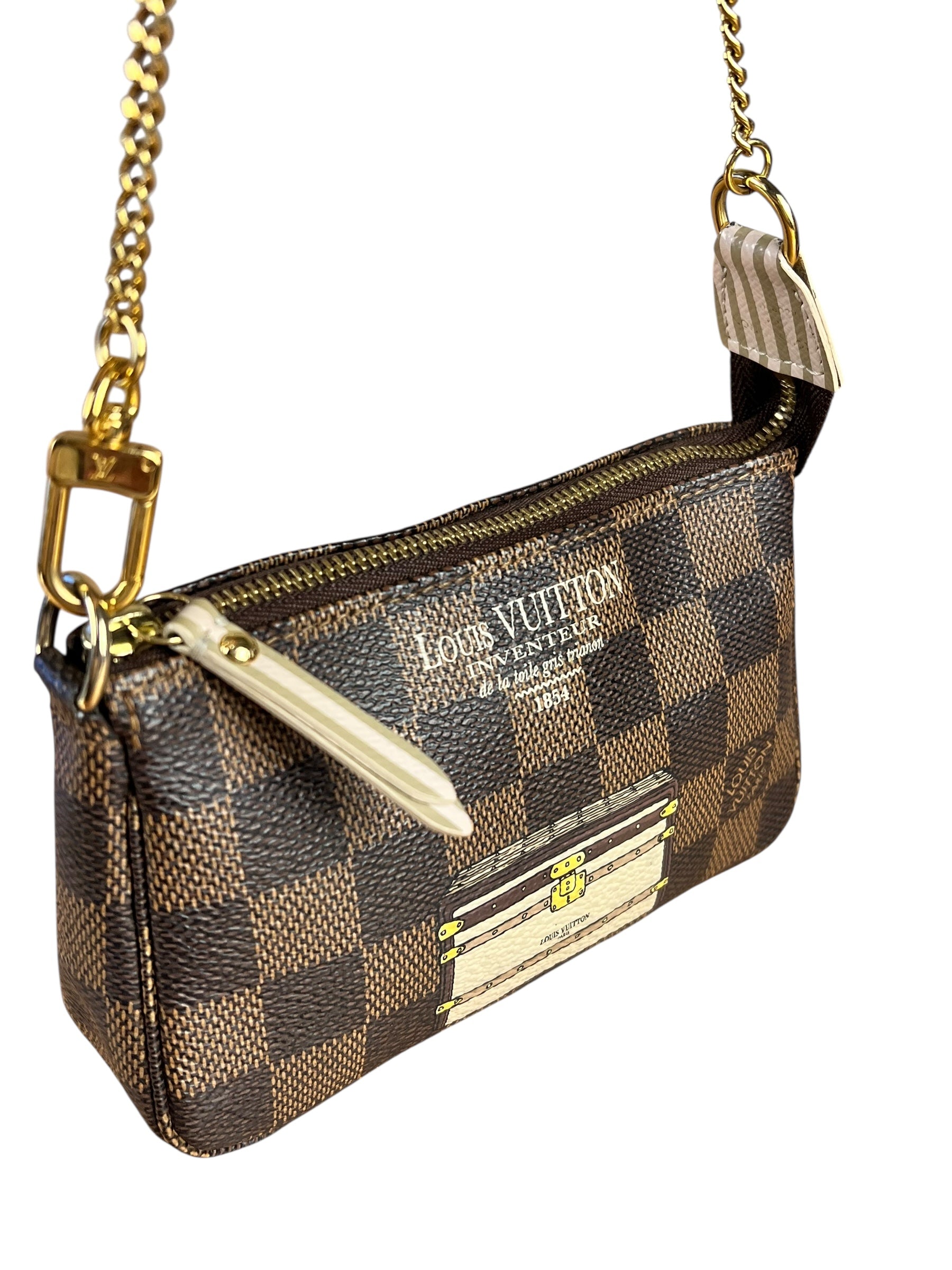 Louis Vuitton Damier Trunks and Locks Mini Pochette