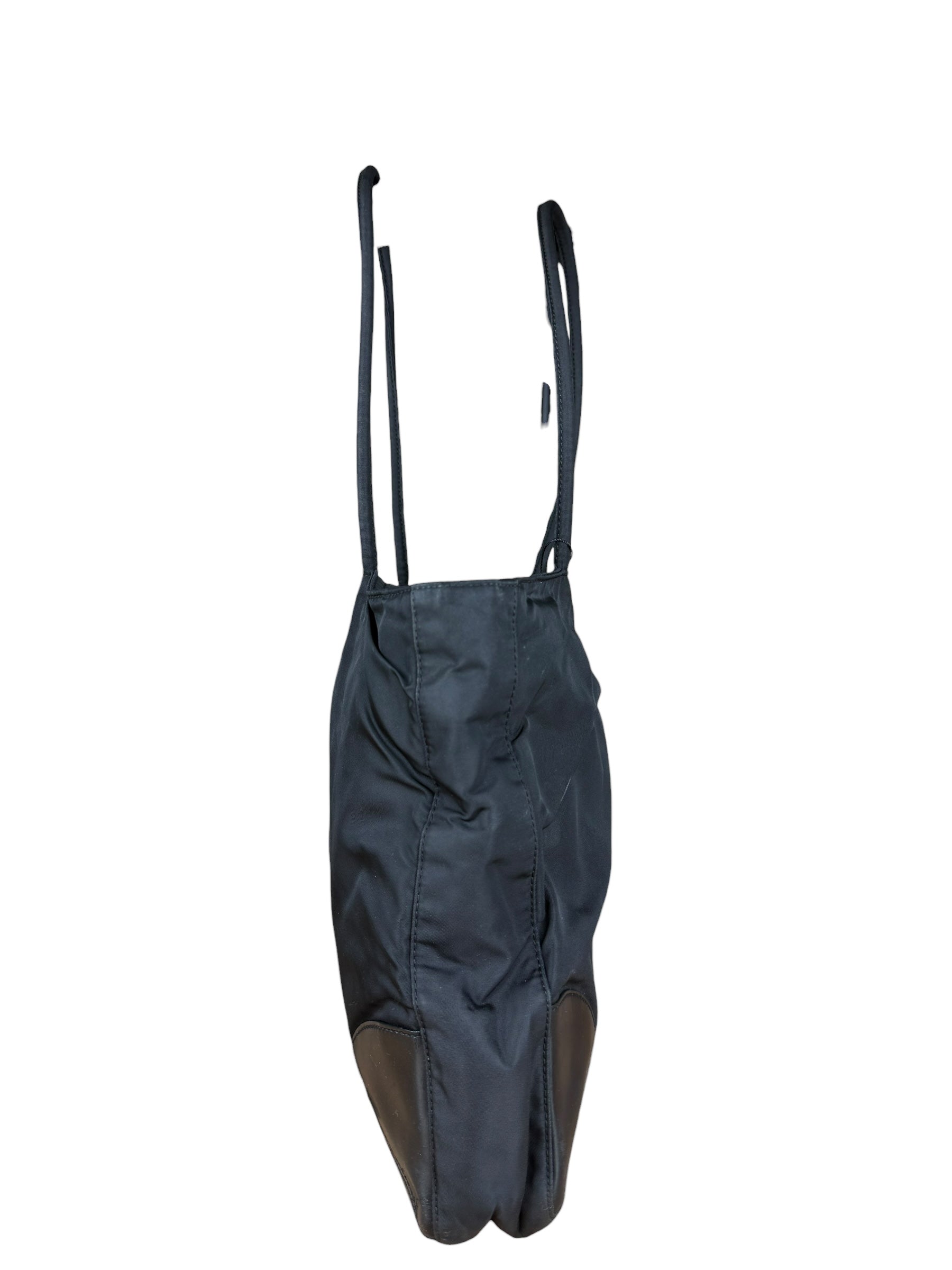 Prada Nylon & Leather Zip Tote