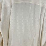 Gucci Ivory Silk Horsebit Button Down Top