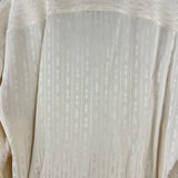 Gucci Ivory Silk Horsebit Button Down Top