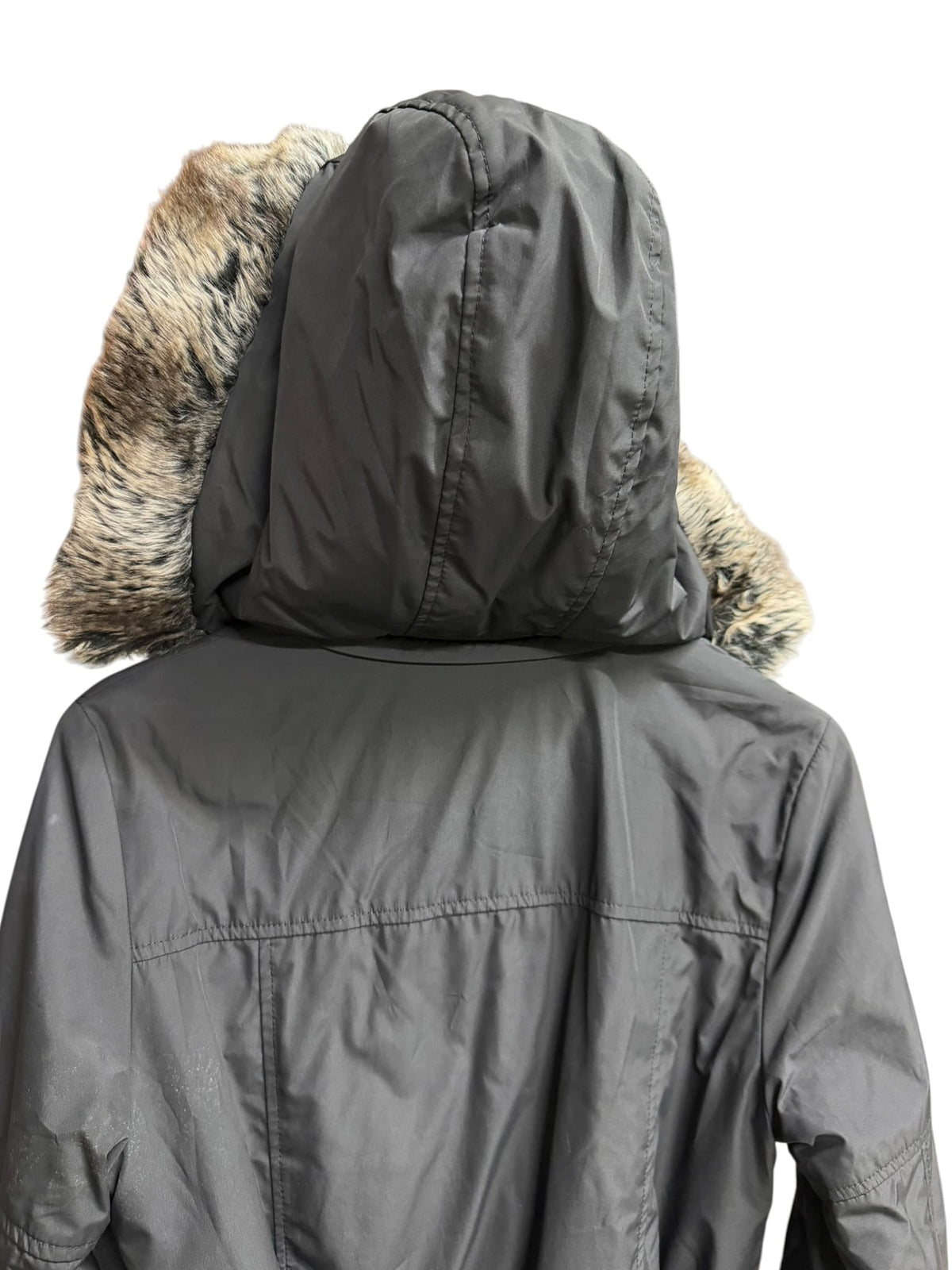 Vintage Prada Nylon Faux Fur Parka Jacket
