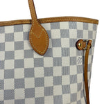 Louis Vuitton Neverfull MM Damier Azure Rose Interior w/ Pouch