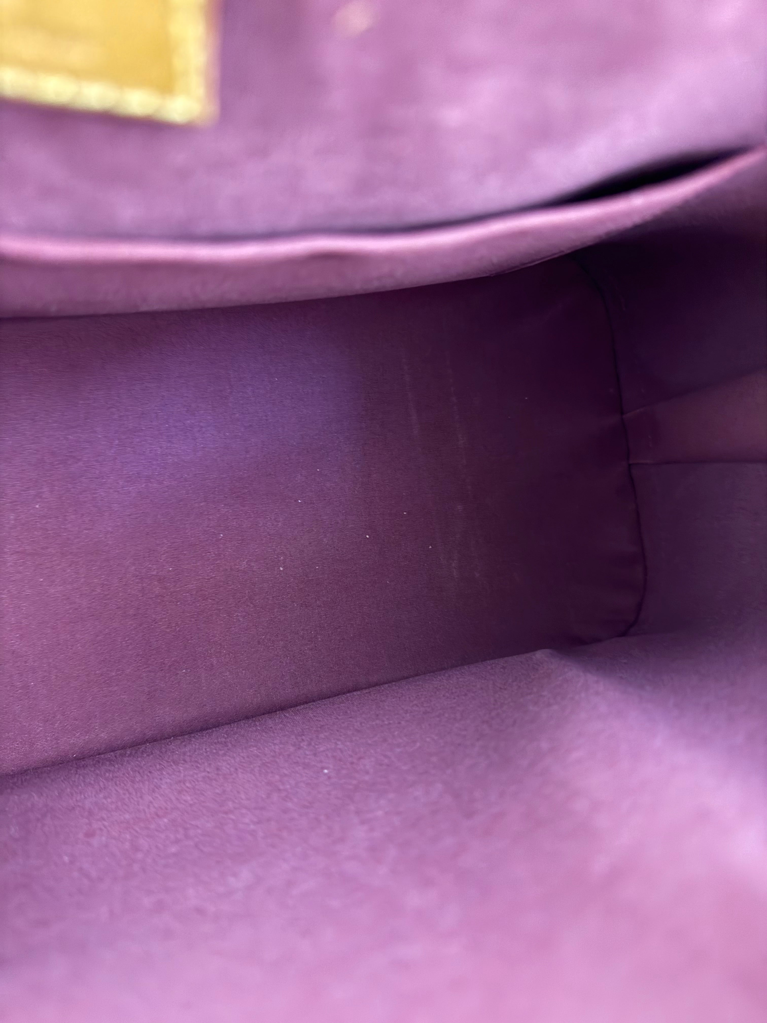 Louis Vuitton Monogram Vernis Alma GM Burgundy