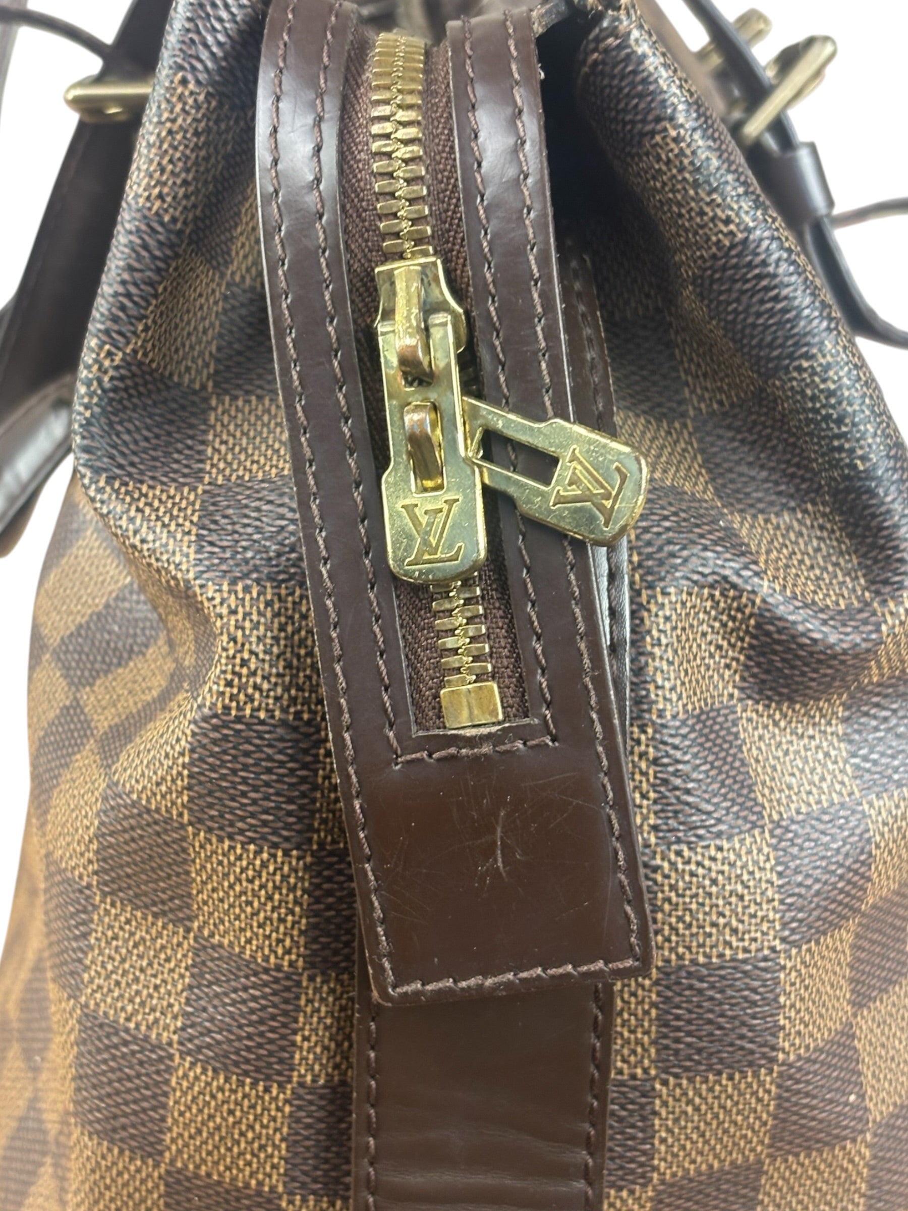 Louis Vuitton Damier Ebene Columbine Shoulder/Tote Bag