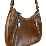 Saint Laurent Vintage Brown Leather Mini Shoulder Bag