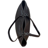 Bottega Veneta Chocolate Brown Leather Intercciato Tote Bag