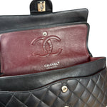 Chanel Classic Quilted Black Double Flap Bag 2003