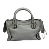 Balenciaga Grey Leather Nano City Two-Way Bag