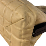 Chanel Beige Lambskin Chocolate Bar Frame Handbag 2002