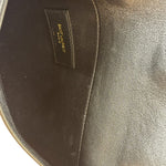 Yves Saint Laurent Black Patent Leather Uptown Pouch