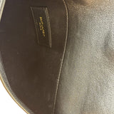 Yves Saint Laurent Black Patent Leather Uptown Pouch