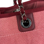 Chanel Coral Pink Medium Deauville Shopping Tote Bag 2014