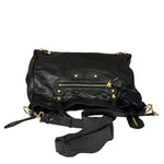 Balenciaga Black Leather Giant 12 City Bag
