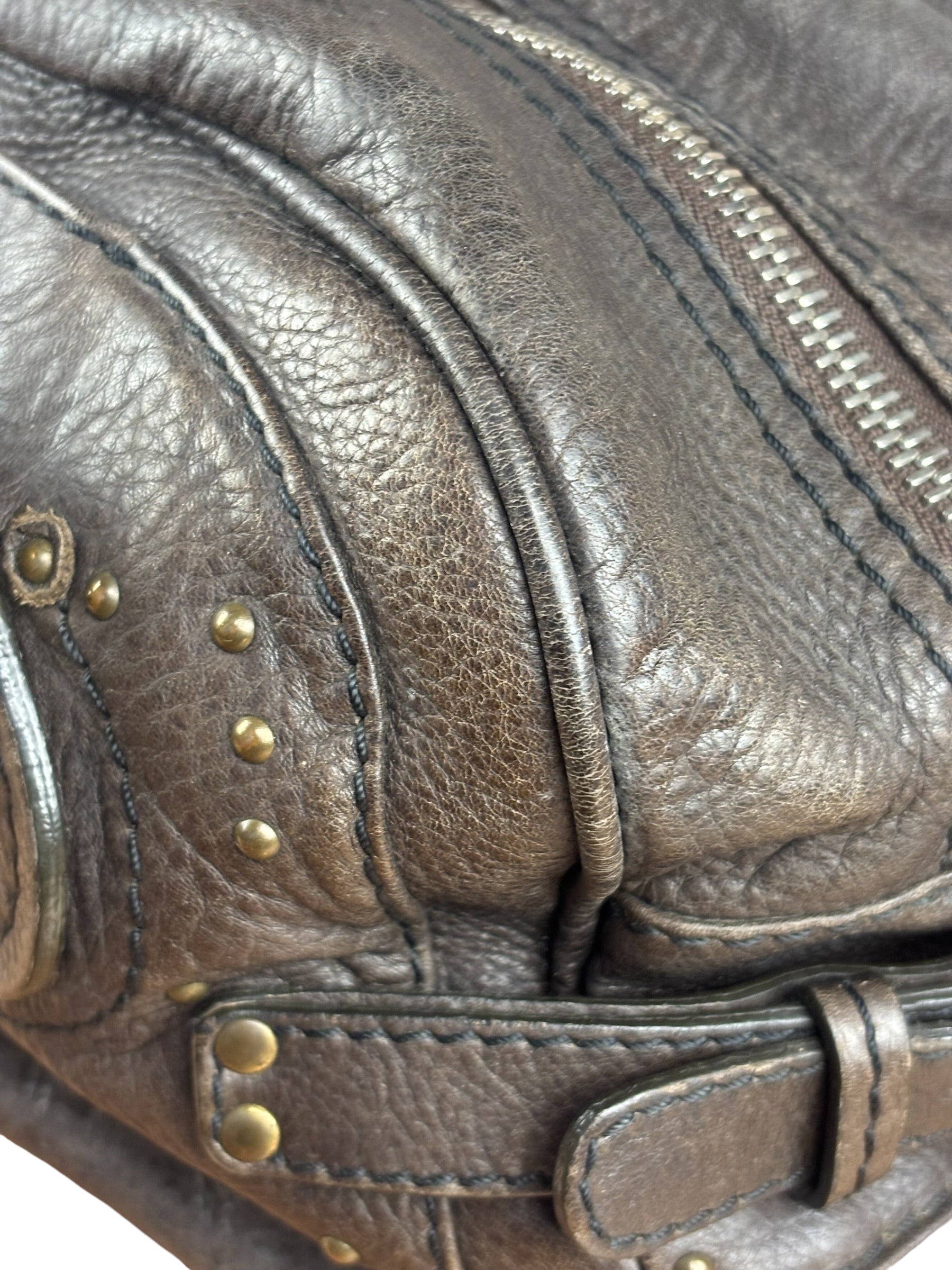 Chloe Brown Leather Paddington Shoulder Bag