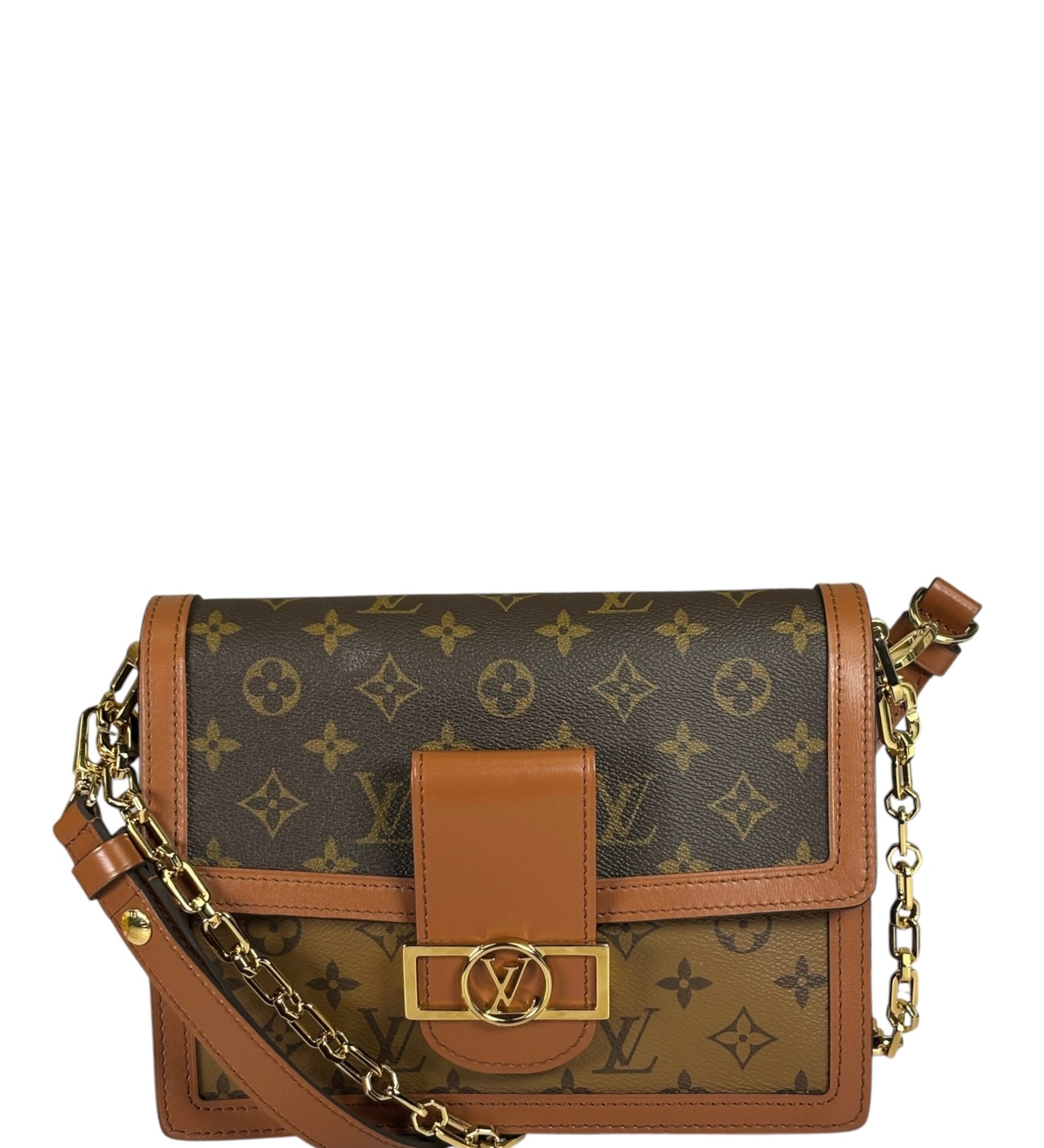 Louis Vuitton Brown Monogram Dauphine MM